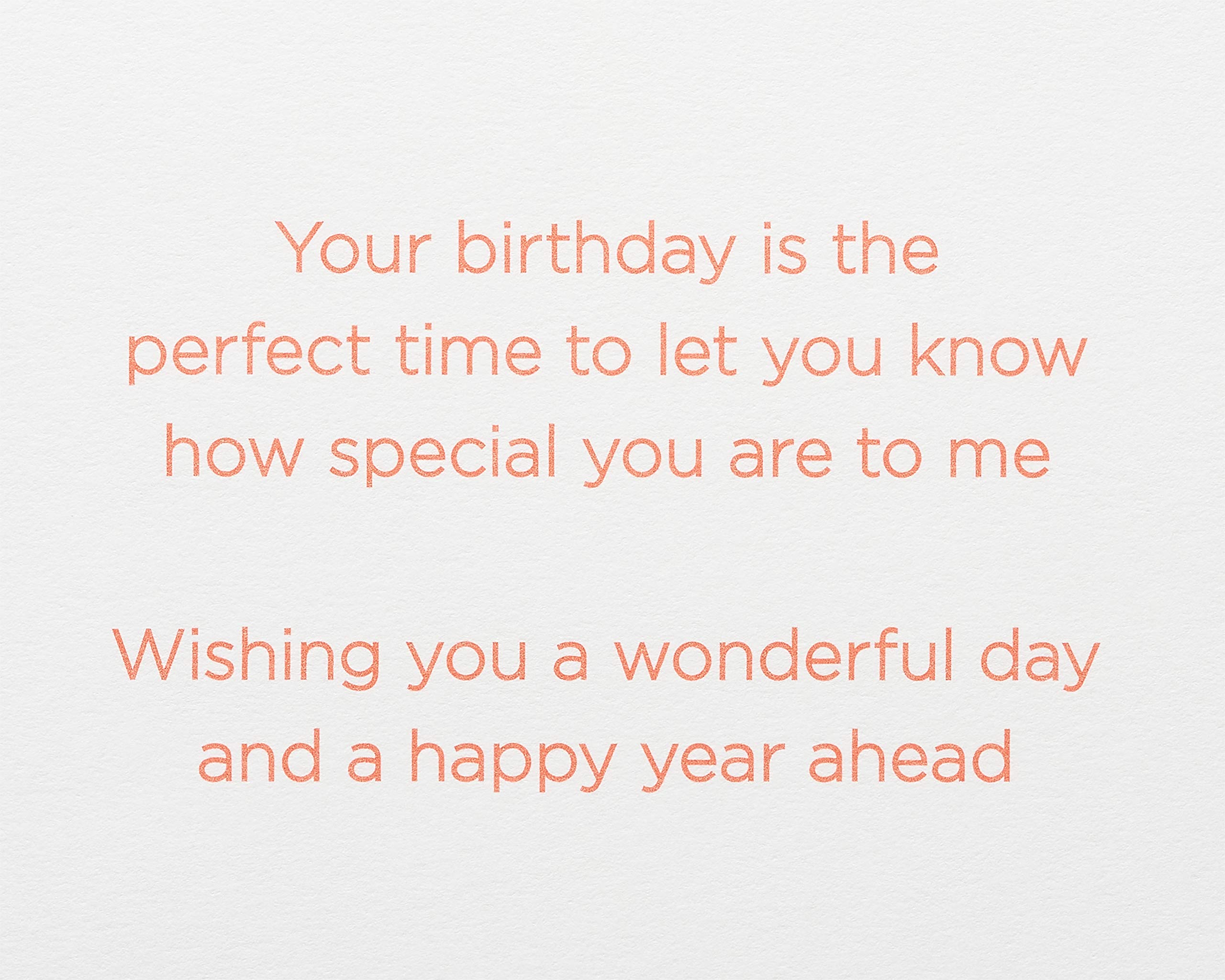 Papyrus Birthday Card (How Special You Are)