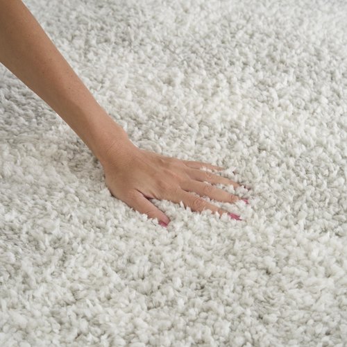 Nourison Home Modern Shag Ivory Grey 5'3" x 7' Area Rug - Easy Clean, Non Shedding, Bed Room, Living Room, Dining Room, Kitchen (5' x 7')