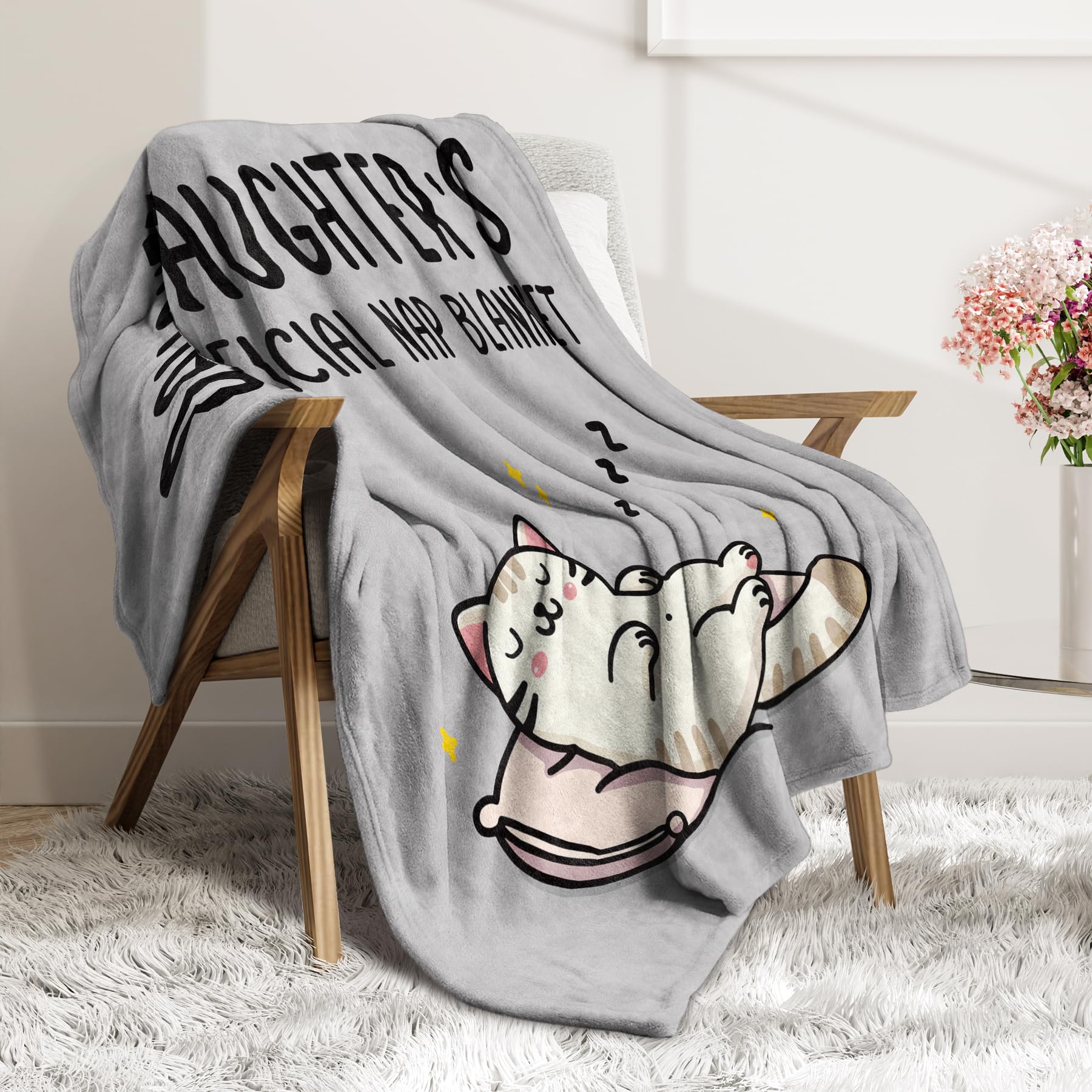 SteadStyle Daughter Gifts Blanket, Gifts for Daughter from Mom Dad, Idea Daughters Birthday Gift, Present Ideas for Graduation, Wedding, Mothers Day, Christmas
