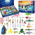 Fishing Advent Calendar 2026 - 24-Day Countdown Fishing Lure Tackle Kit for Bass & Trout | Perfect Christmas Gift for Dad, Husband, or Boyfriend