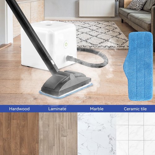 Steam Mop Pads Fit for Dupray Neat Steam Cleaner - 12 Pack Neat Washable and Reusable Microfiber Pads - Accessories for Neat Steam Cleaner