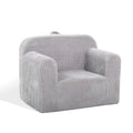 Ulax furniture Kids Convertible Sofas Children Lounge Chair (Grey)