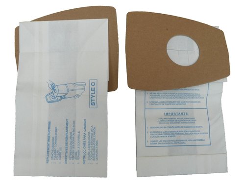EnviroCare Replacement Vacuum Cleaner Dust Bags Designed to fit Eureka Type C Canisters 3 pack