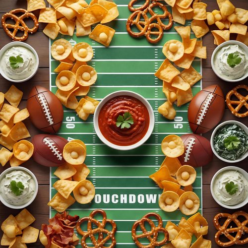 Moukeren Touchdown Paper Table Runner Roll 25' Long x 16" Football Field Table Runner Football Party Decorations Disposable for Sport Kitchen Dining Home Soccer Party Decoration