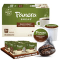 Panera Bread Dark Roast Coffee Pods, 100% Arabica Compatible, Bold & Smooth Dark Chocolate Finish, Kosher Certified, Recyclable Single Serve Cups, 96 Single Serve Pods (4 Packs of 24)