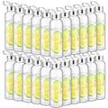 Zubebe 40 Pcs 17 oz Water Bottles Bulk with Caps Plastic Reusable Shaker Juice Cups with Stainless Steel Leak Proof Lids Sensory Bottles Empty for Crafts Sport Team Gifts School Party Supply