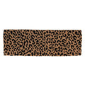 Creative Co-Op Natural Coir Double Doormat with Leopard Print, Natural