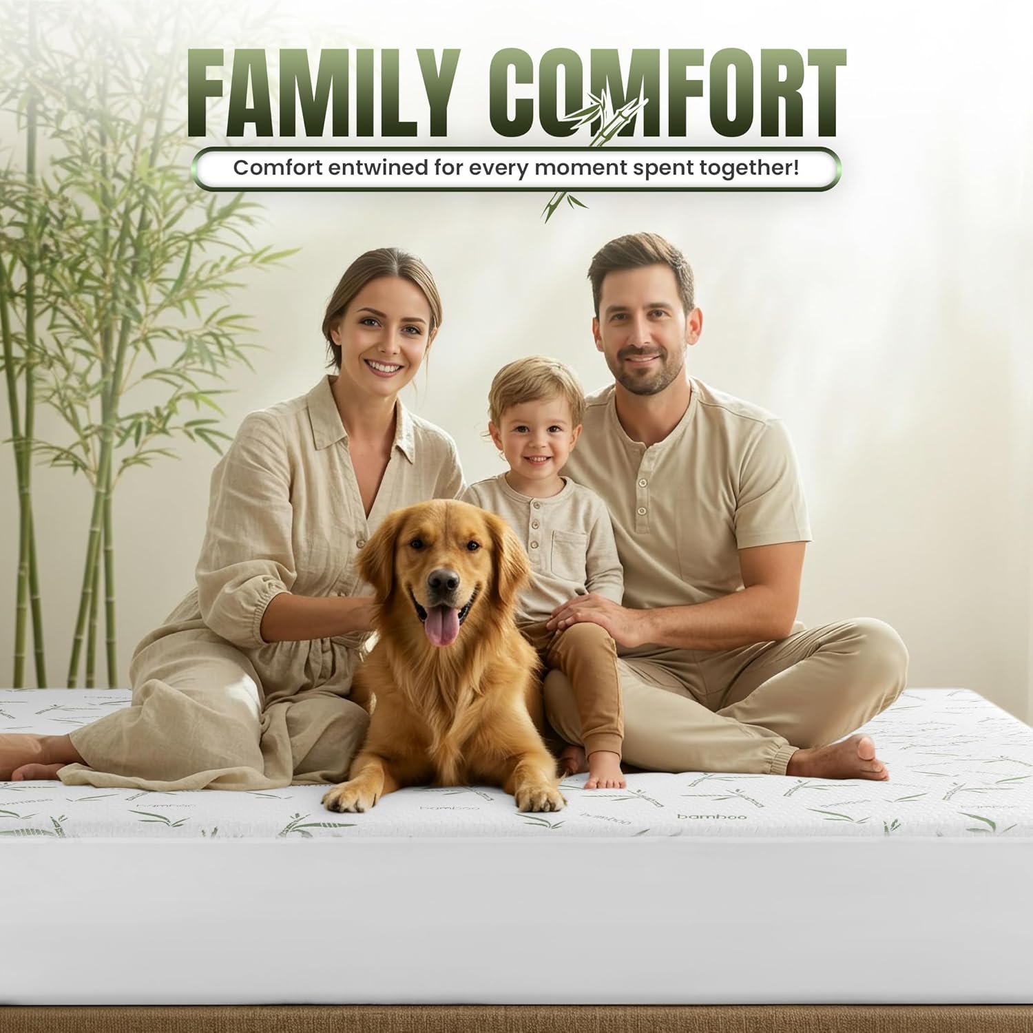 Utopia Bedding Waterproof King Size Mattress Protector - Premium 200 GSM Bamboo Viscose, Soft & Breathable