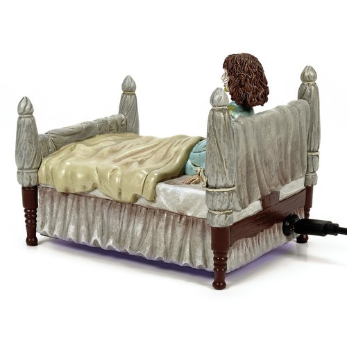 Department 56 Fright Avenue Village Accessories The Exorcist Regan Possessed Lit Animated Figurine, 4 Inch, Multicolor