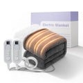 banxye Heated Blanket Electric Queen - Dual Control Ultimate Safety with Dual-Core Tech, ETL Certified, 84x90, 10H Auto Off, 8 Heat Levels, Dual-Sided Flannel & Sherpa, Ideal for The Master Bedroom