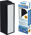 Veva HEPA Filter B - Compatible Replacement for Germ Guardian AC4825 | Includes 1 HEPA Filter & 4 Carbon Pre-Filters