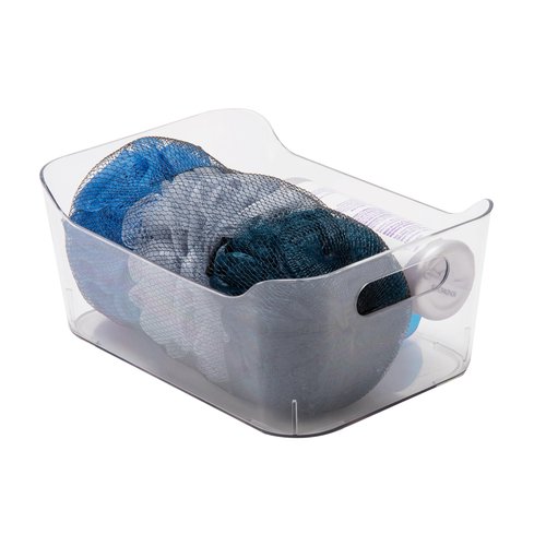 Mind Reader Desk Supplies Office Supplies Organizer, 8 Pack, 8.85" x 6" x 4", Clear