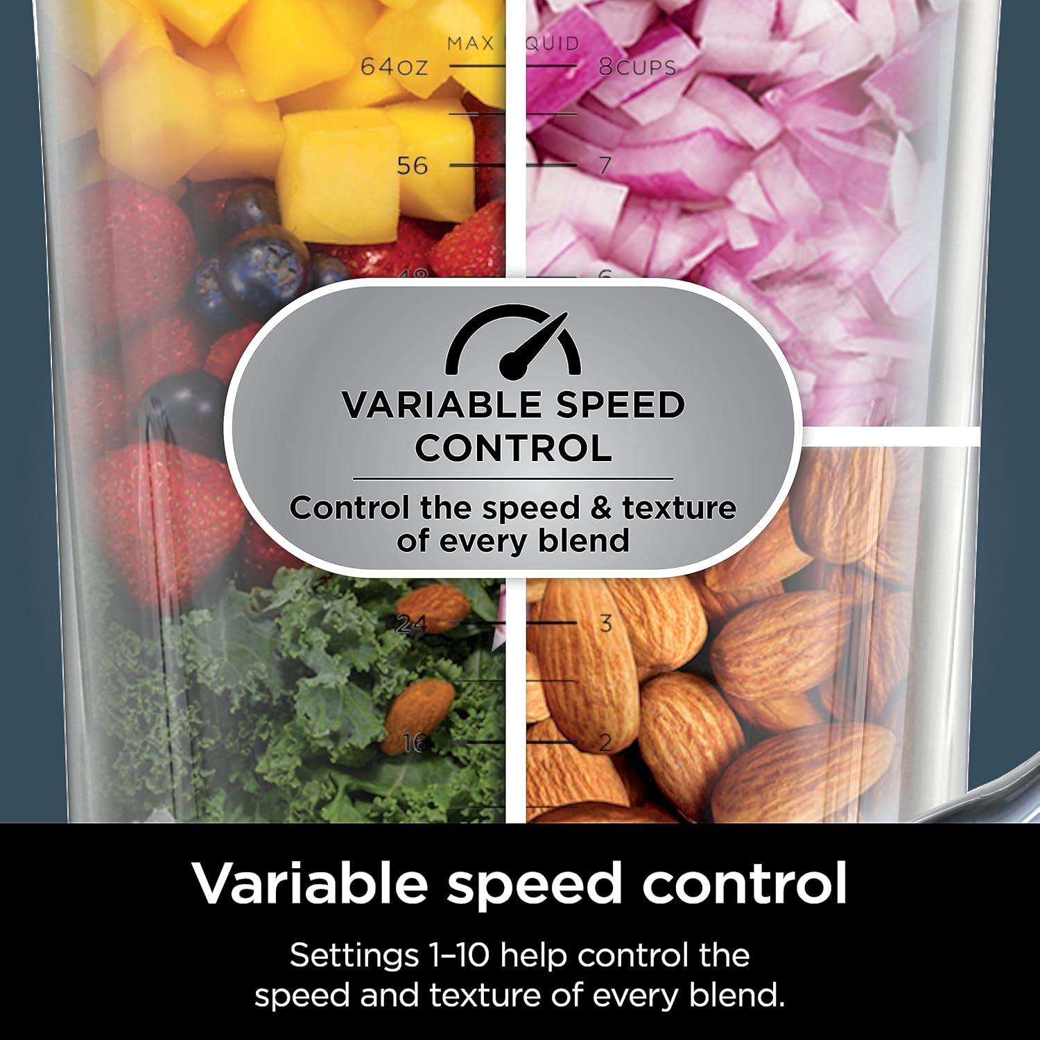 Ninja Blender & Food Processor - All-in-One Kitchen Appliance for Smoothies & More | 72 oz. Pitcher & (2) 24 oz. To-Go Cups | 1800 Watt | Black | TB301