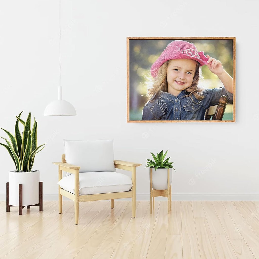 P&L ART | Personalized Custom Canvas Prints - Transform Your Photos into Stunning Wall Art | Beige 11x14