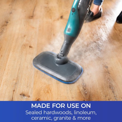 Kenmore KP1010 Steam Mop Textile Pads, 4 Washable Pads for Kenmore SM2050 2-in-1 Steam Mop Hard Floor Cleaner, Blue