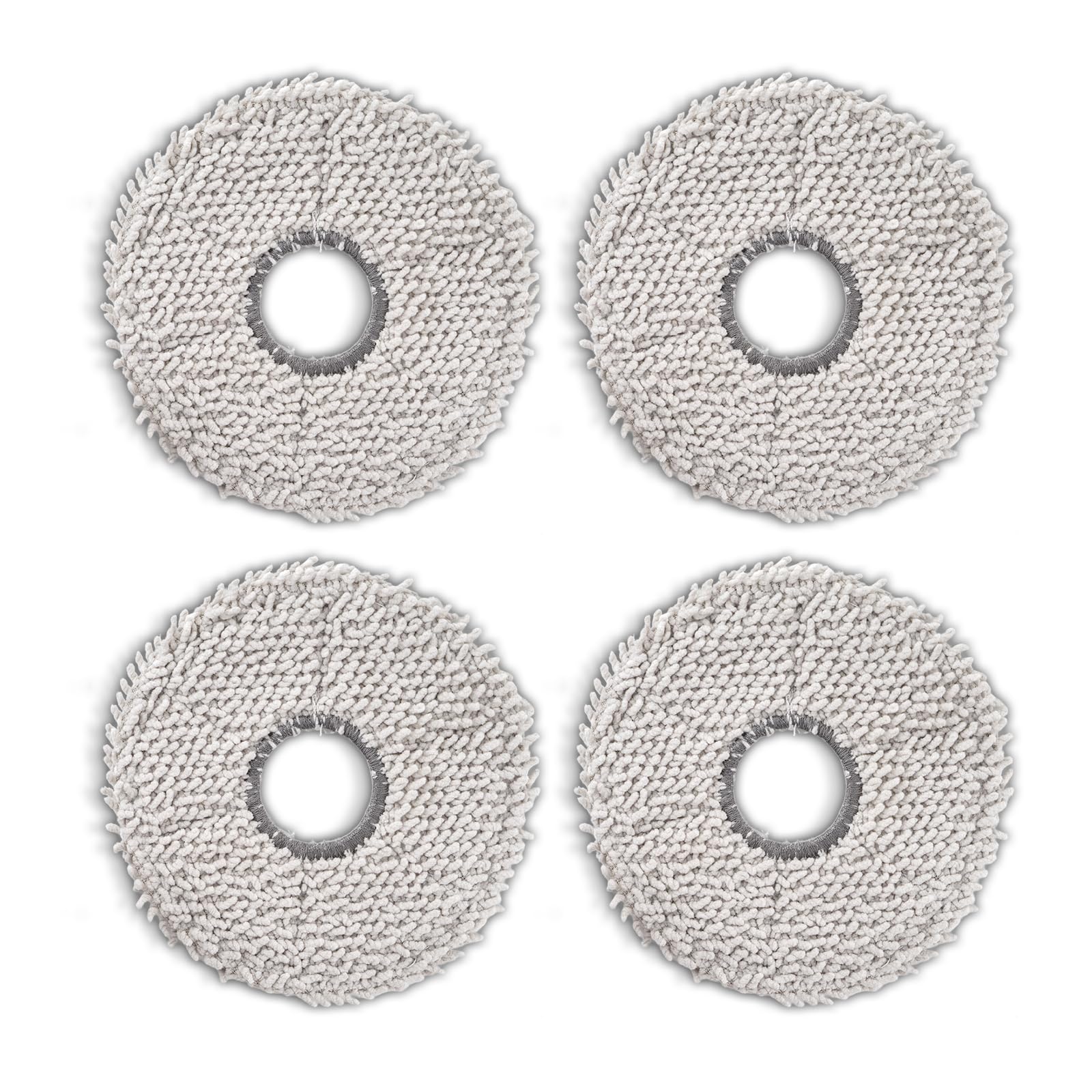 (4 Pack) Mop Pads for ECOVACS DEEBOT T30 Pro Max/ T30 Pro Omni/ T30S/ T30S Combo/ T30C Omni/ X5 Pro Omni/ X2 Omni X2 Pro T20 Omni X1 Omni X1 PRO Omni X1 PLUS T10 Omni T10 Turbo Yeedi M12 Pro+ X1 Turbo