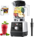 Aeitto 1800W Professional Countertop Blender - 68Oz Large Capacity Smoothie Maker | 3 Programs & 7 Speeds, Black