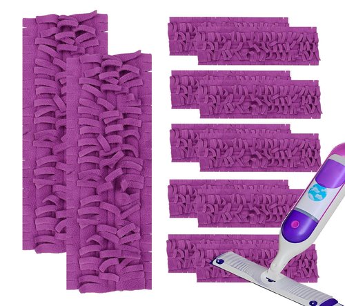 12 Pack Mopping Pads Refills for Swiffer PowerMop, Reusable Microfiber Mop Pads,Compatible with Swiffer Power Mop Refills, Washable MopPad Use for Most Floor Types