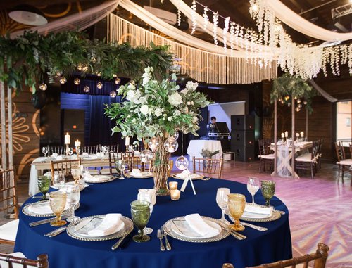 MTREO 12 Pack Navy Blue Tablecloth 90 Inch Round Tablecloth Wrinkle Resistant Round Table Cloths Washable Polyester Fabric Decorative Table Cover for Wedding Party Banquet Buffet