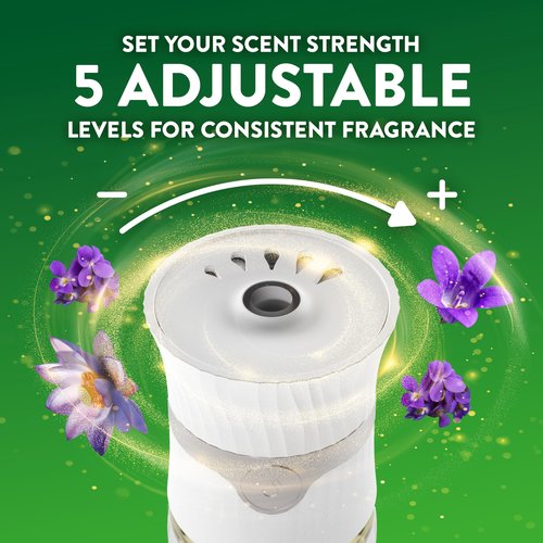 Air Wick Plug In Scented Oil Refill, Infused with Essential Oils, Plug In Air Fresheners for Home, Black Lotus & Violet, 5 ct
