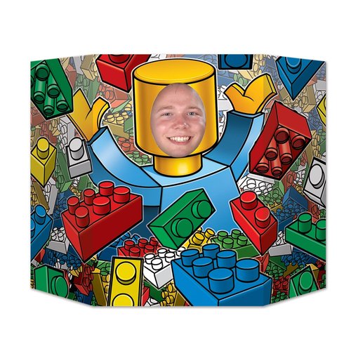 Beistle , 2 Piece Building Blocks Photo Props, 37" x 25"