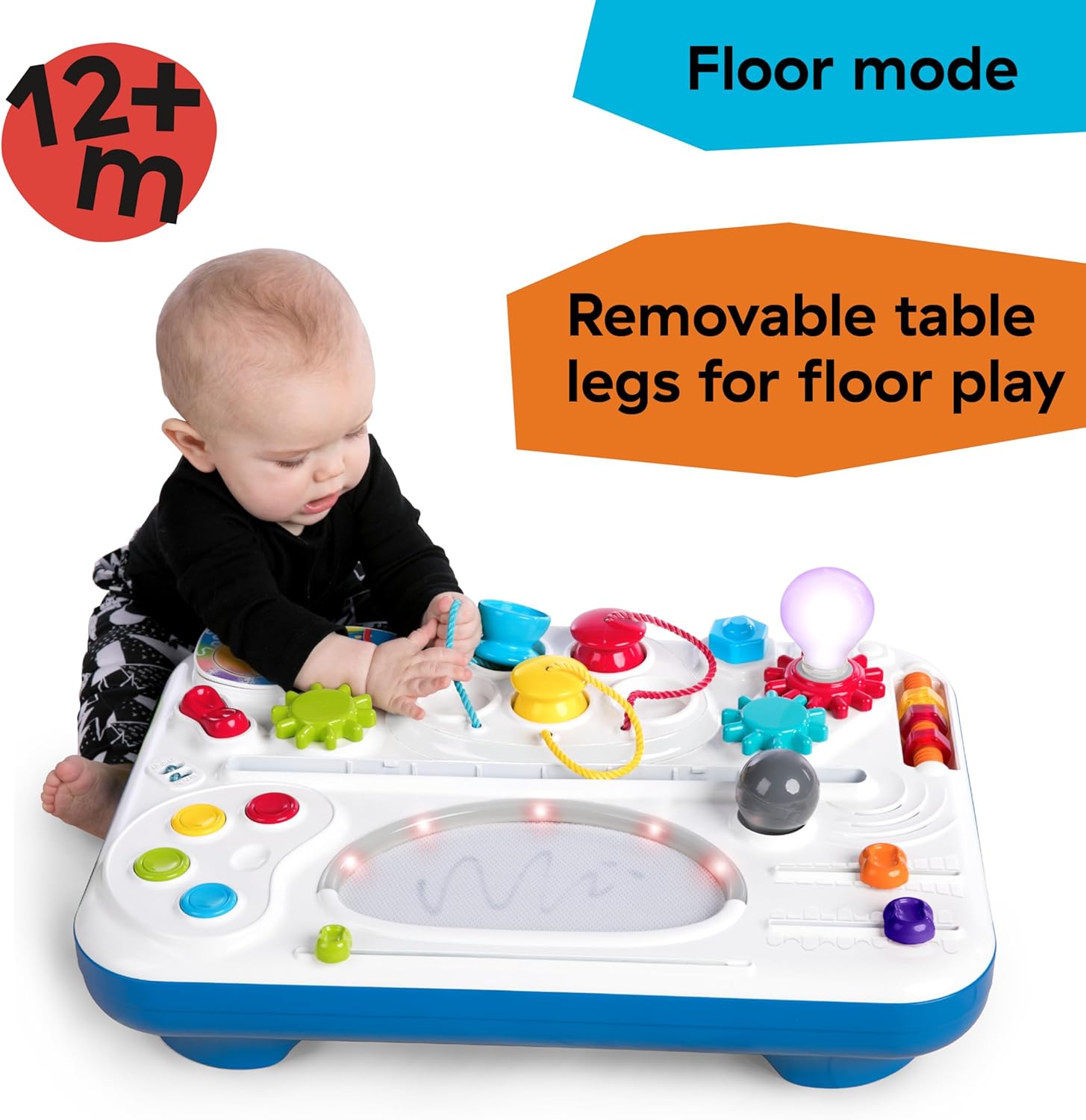 Baby Einstein Curiosity Table - Montessori Activity Play Station for 12 Months and Up | Interactive Workbench