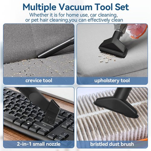 QRUIHC Vacuum Attachments Accessories Compatible with Shark Navigator NV360 NV352 NV356E, Rotator NV500 NV501,Rocket HV301 HV322 HV371 Series Upright Vacuum,1 1/4'' Vacuum Adapter Tools