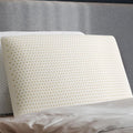 Gatnlair Latex Pillow, 100% Talalay Natural Latex Pillow, Soft Sleeping Bed Pillows with Cotton Cover, Queen Size, Perfect for Side/Back Pain, Stomach, Neck, Stress Relief (Queen (Medium))
