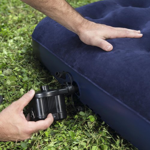 Bestway 67001E Flocked Air Bed Twin