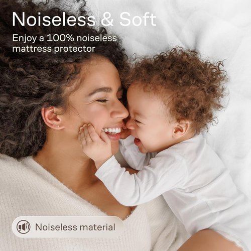 Niagara Cotton Mattress Pad - Queen Size 60x80 | Ultra Plush, Cooling & Breathable Protector for Deep Mattresses
