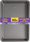 Wilton Non-Stick Oblong Cake Pan - Durable Steel for Even Heating | Perfect for Cakes & Lasagna, 13 x 9 x 2 in