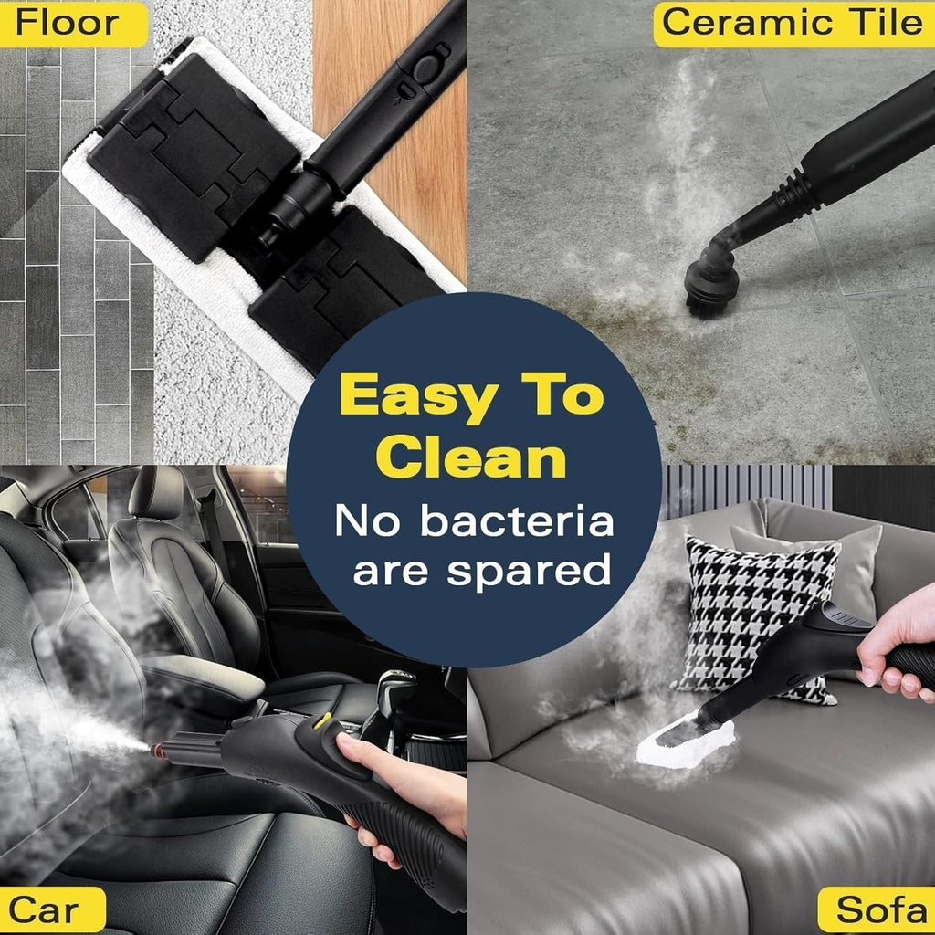 Waitbird Handheld Steam Cleaner - 21 Accessories Included | 248°F High Temperature for Home Use