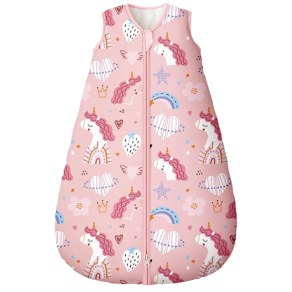 Yoofoss Baby Sleep Sack - 100% Organic Cotton Wearable Blanket for 12-18 Months | TOG 2.5, Warm & Comfy