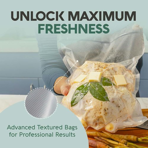 Avid Armor Vacuum Sealer Bags - Non-BPA Food Storage & Sous Vide | Combo Pack of 150 Bags in Pint, Quart & Gallon Sizes