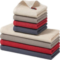 Homaxy Kitchen Towels Set - Ultra Soft 100% Cotton Dishcloths | 8-Piece Assortment in Mixed Colors, 12x12 & 13x28 Inches