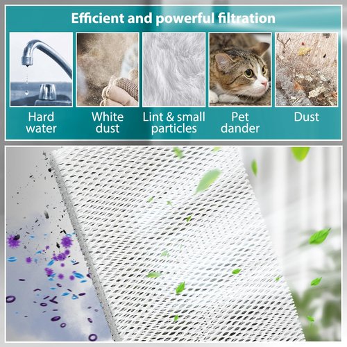 HASMX 1-Pack HC26E1004 Humidifier Filter Replacement Pad for Honeywell HE200A, HE260A, HE260B, HE265A, HE265B, ME360, HE360A, HE360B, HE365A Humidifier Wicking Filter - Dimensions: 10" x 13" x 1-5/8"