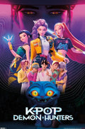 Netflix KPop Demon Hunters Wall Poster - Premium Unframed 22.4L x 14.7W for Fans
