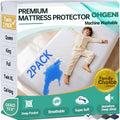 OhGeni Waterproof Mattress Protector - Twin Size Fitted Sheet, Deep Pocket, Hypoallergenic & Washable