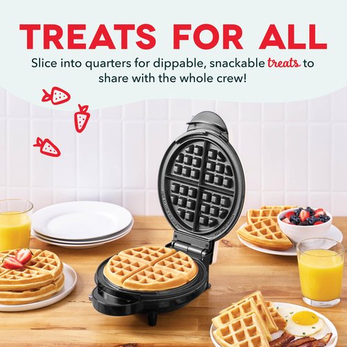 DASH Removable Waffle Plates (Removable 8" Waffle Plate 2 Pack for the MultiMaker® Treat Maker System)