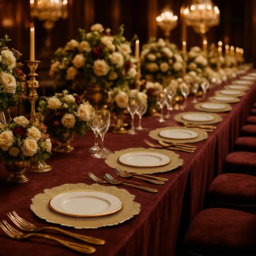 JEVERGN 24 Pack Gold Charger Plates, 13'' Reef Chargers for Dinner Plates, Gold Plate Chargers Set of 24, Round Plastic Charger for Wedding, Party Event, Dinner, Table Setting