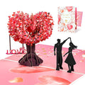 TOYEISHI 3D Pop Up Anniversary Card, I Still Do Love Tree Hearts Couple Wedding Card for Her, Wife, Husband, Him, Girlfriend, Romantic Love Letter Gift for Wedding, Anniversary, Valentines, Birthday