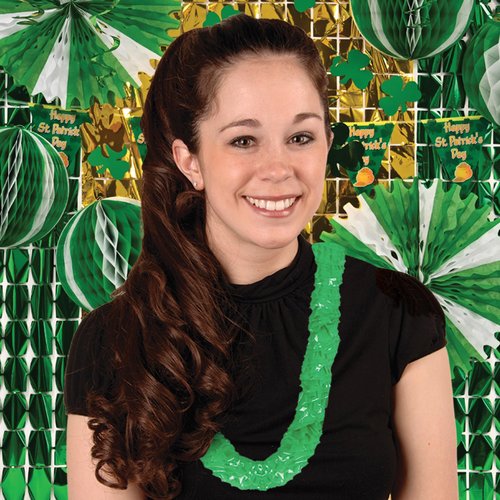 Beistle Soft-Twist St. Patrick’s Day Poly Leis – 144 Pack, Green Twisted Plastic Leis, Lightweight Festive Neckwear for Irish Celebrations, New Year’s Eve, & Themed Events, 36"