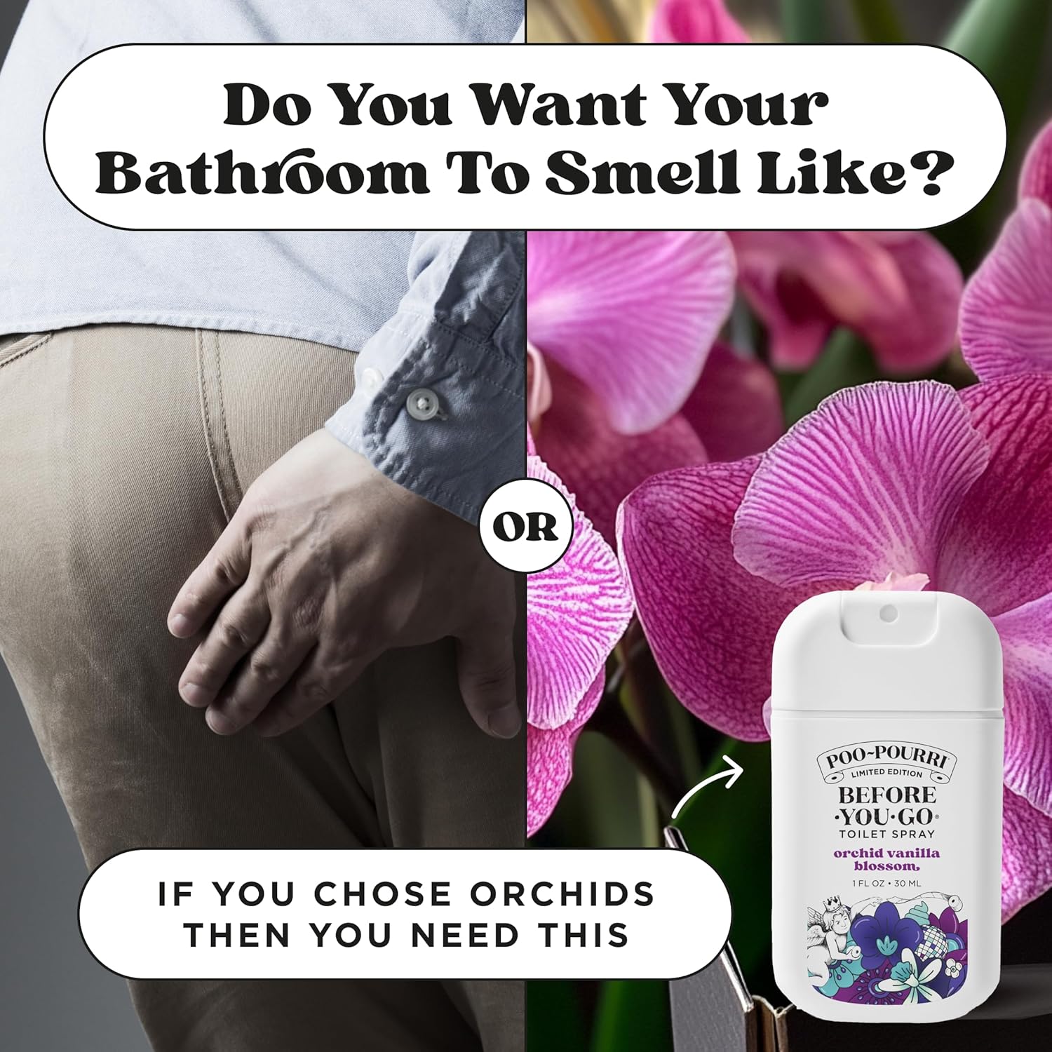 Poo-Pourri Tear & Share Bloom Bathroom Set | Travel Size Odor Eliminators - Plant-Based Pocket Sprayers