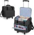 Trunab Rolling Craft Tote - Organize Scrapbooks & Supplies with Wheels | Fits 12x12 Inch Albums
