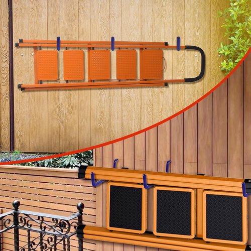 Heavy Duty Garage Hooks by Garage - 12-Pack Wall Mounted Steel Tool Hangers for Organizing Ladders, Bikes & More (Blue)