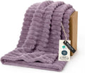 Bedsure GentleSoft Light Purple Throw Blanket - Cozy Soft Couch Blanket for Women | Perfect 50x60 Inches Gift for Mom