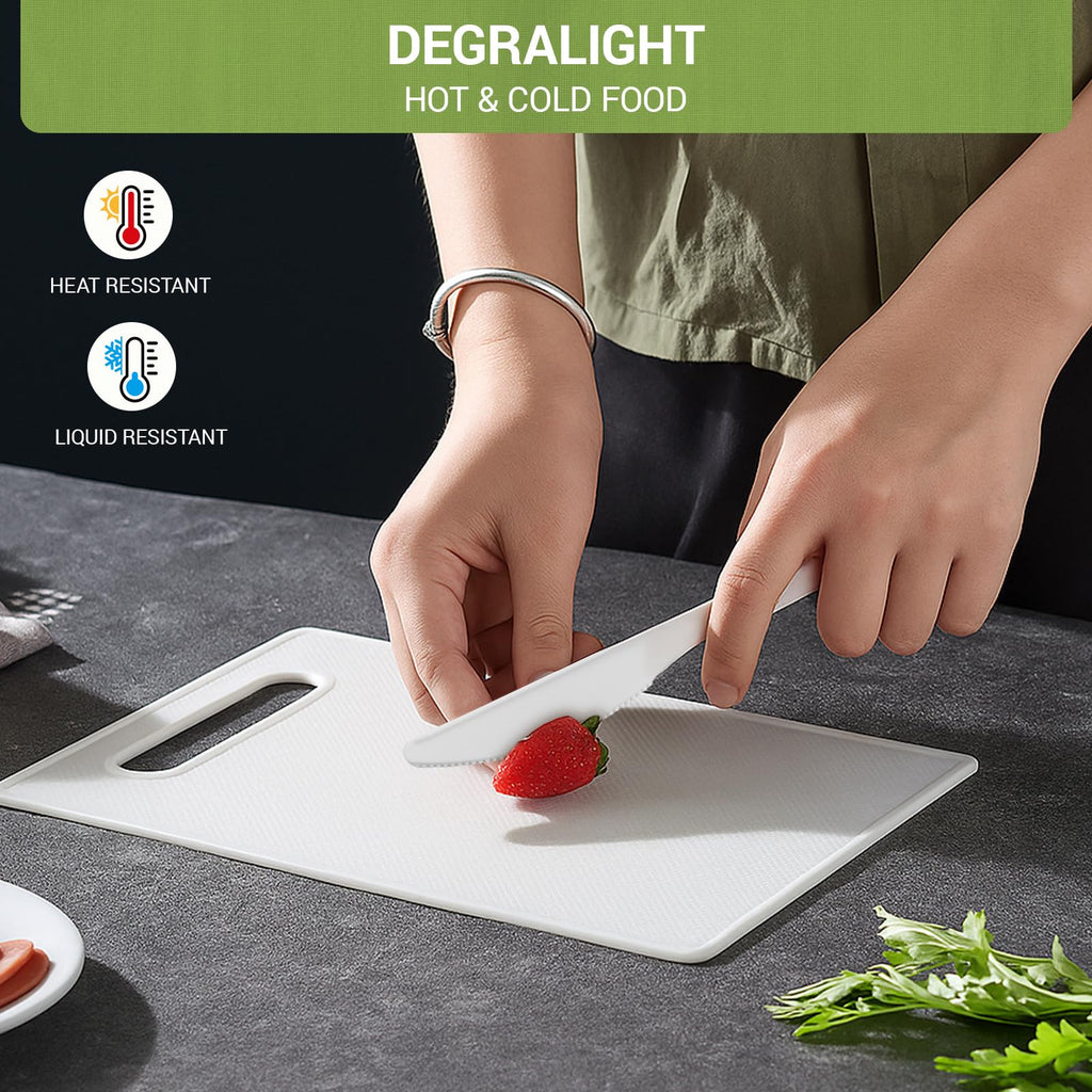 Degralight 100% Compostable Knives - 200Pcs CPLA Knives, Durable and Heat Resistant CPLA Disposable Cutlery, No Plastic Disposable Silverware for Party, Wedding, Office & Daily