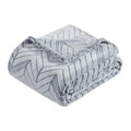 Kenneth Cole - Queen Blanket, Soft Plush Bedding, Cozy Home Decor (Delancey Tipped Black, Queen)