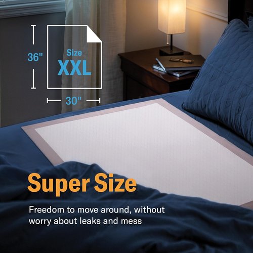 Curera Chucks® Premium Disposable Underpads - Ultra Absorbent Incontinence Bed Pads | 30”x36” | 100-Count