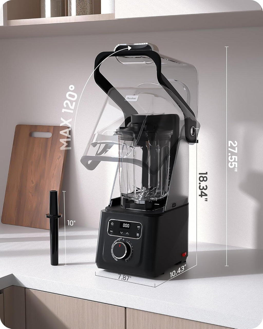Professional Commercial Vacuum Blender - 2026 Upgrade, 40000 RPM, 56oz Tritan Cup for Smoothies & Soups